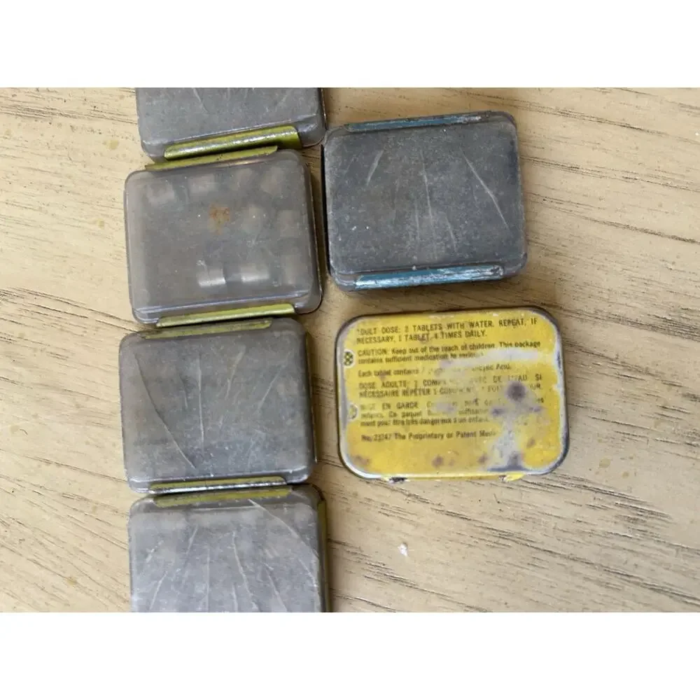 6* VTG Tin Automotive Fuses Boxes Buss Littelfuse Anacin pain “fuses R Inside”